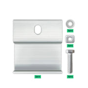 Zavorra 12° Riempibile Acqua / Sabbia per Pannelli Solari 30mm Tetti Piani 60kg 2PZ